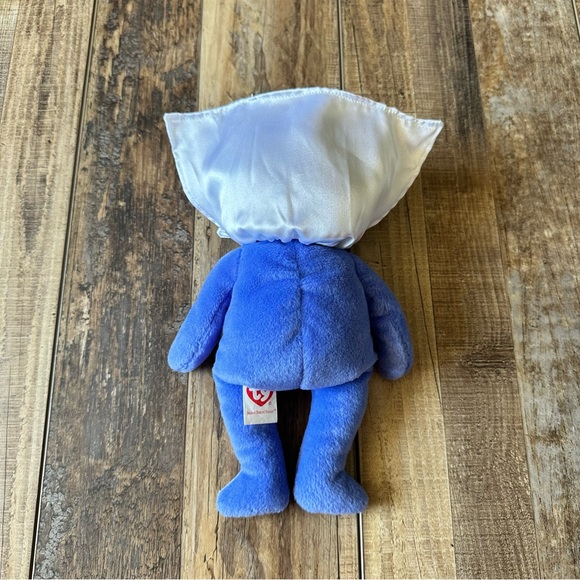 NWT TY Beanie Baby - BEANIES! BEANIES! BEANIES! the Elvis Bear Blue - Picture 3 of 9